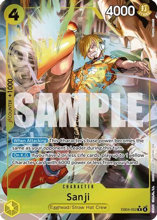 Sanji (EB04-052) (Alternate Art) (EB04-052) - [Adventure on Kami's Island] Foil