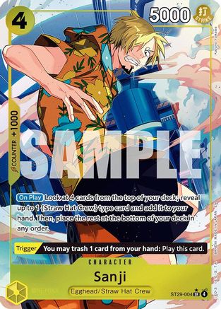 Sanji (Full Art) (ST29-004) - [Starter Deck 29: Egghead] Foil