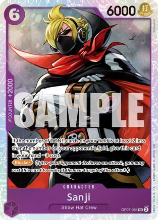 Sanji (Reprint) (OP07-064) - [Premium Booster -The Best- Vol. 2] Foil