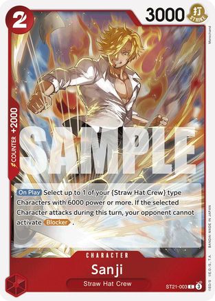 Sanji (ST21-003) - [Starter Deck EX: Gear 5]