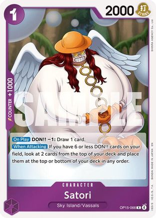 Satori (OP15-066) - [Adventure on Kami's Island] Foil