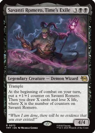Savanti Romero, Time's Exile  [Teenage Mutant Ninja Turtles] Foil