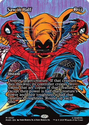 Saw in Half (Borderless)  [Marvel Eternal-Legal]