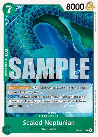 Scaled Neptunian (EB04-011) - [The Azure Sea's Seven]