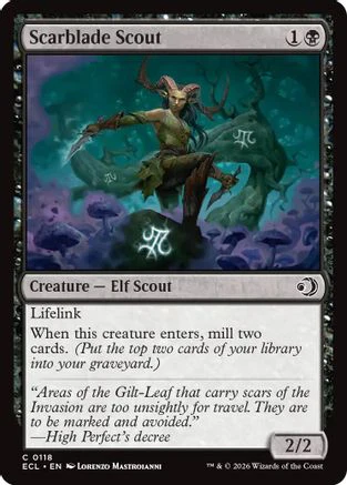 Scarblade Scout  [Lorwyn Eclipsed] Foil