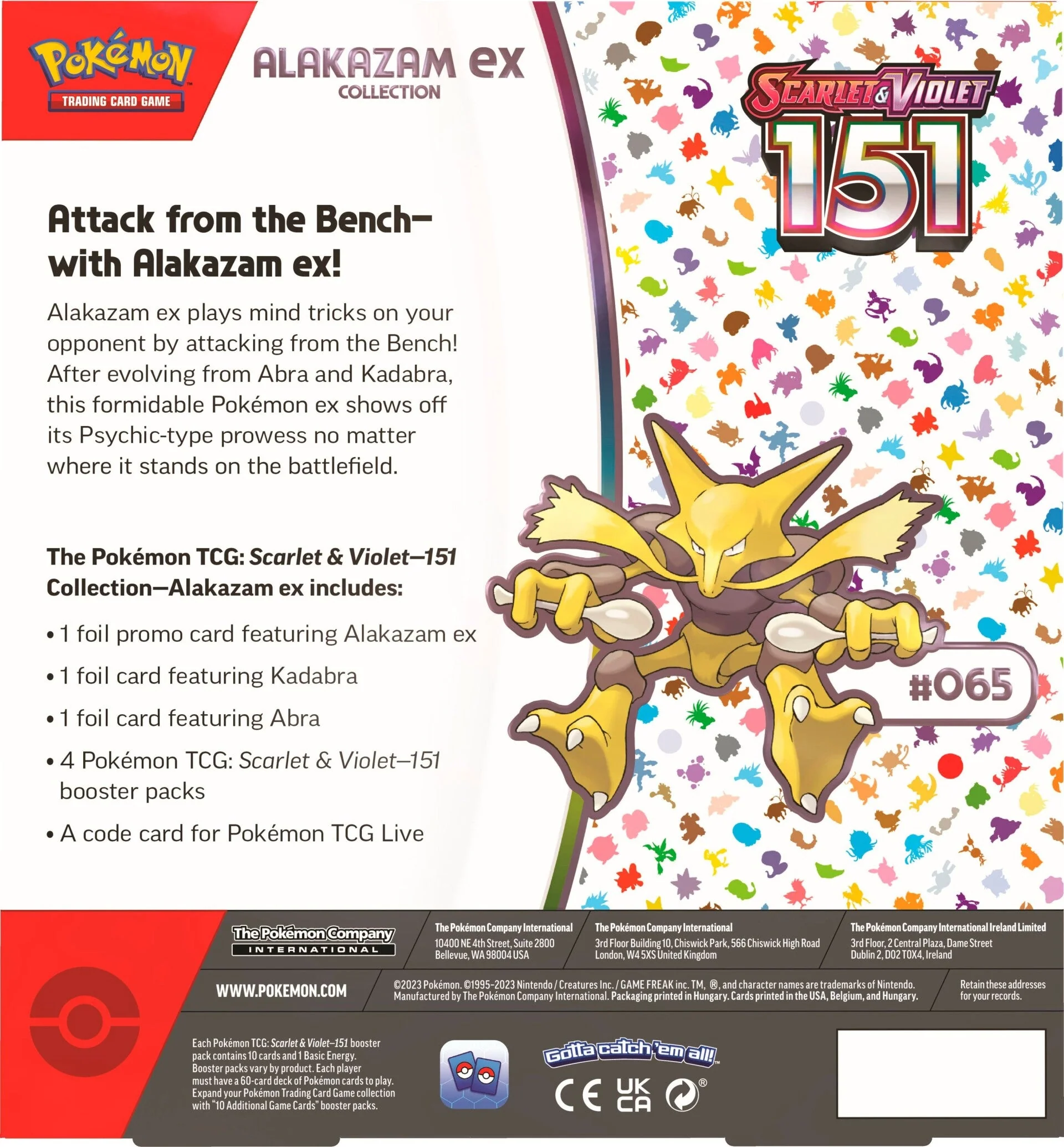 Scarlet & Violet: 151 - Alakazam ex Box - Image 3