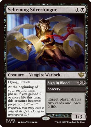 Scheming Silvertongue  [Secrets of Strixhaven] Foil