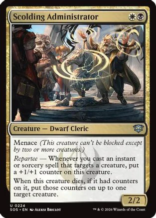 Scolding Administrator  [Secrets of Strixhaven] Foil