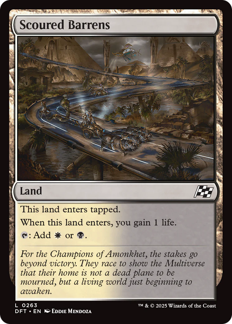 Scoured Barrens [Aetherdrift] Foil