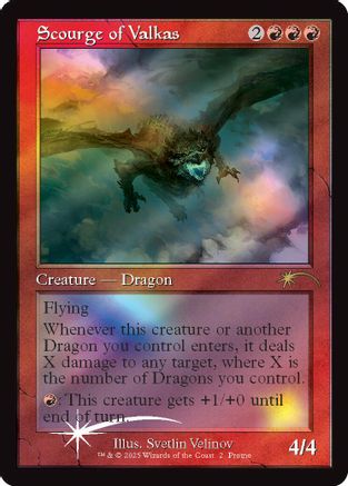 Scourge of Valkas (Retro Frame)  [Secret Lair Drop Series] Foil