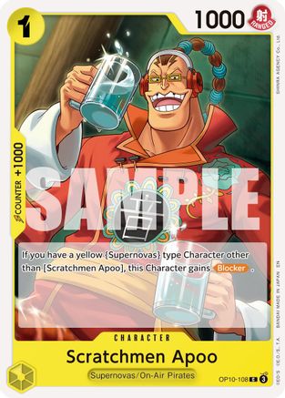 Scratchmen Apoo - OP10-108 (Reprint) (OP10-108) - [Premium Booster -The Best- Vol. 2]