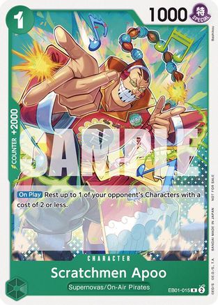 Scratchmen Apoo (Tournament Pack 2025 Vol. 2) (EB01-015) - [One Piece Promotion Cards]