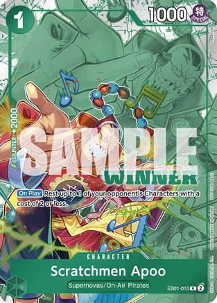 Scratchmen Apoo (Winner Pack 2025 Vol. 2) (EB01-015) - [One Piece Promotion Cards] Foil