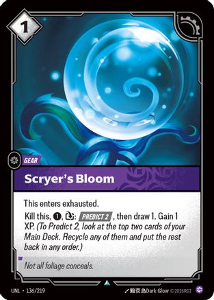 Scryer's Bloom (136/219) - Riftbound - [Unleashed] Foil