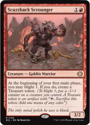 Scuzzback Scrounger  [Lorwyn Eclipsed] Foil