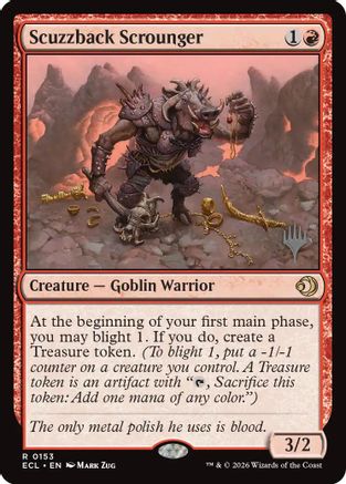 Scuzzback Scrounger  [Promo Pack: Lorwyn Eclipsed]