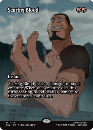 Searing Blood (Borderless)  [Avatar: The Last Airbender: Eternal-Legal]