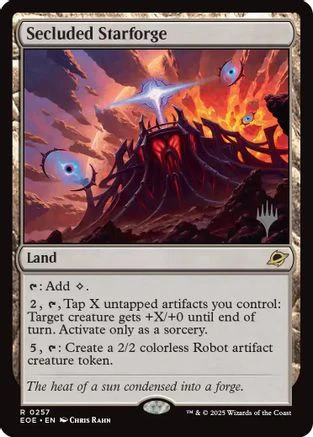 Secluded Starforge  [Promo Pack: Edge of Eternities] Foil