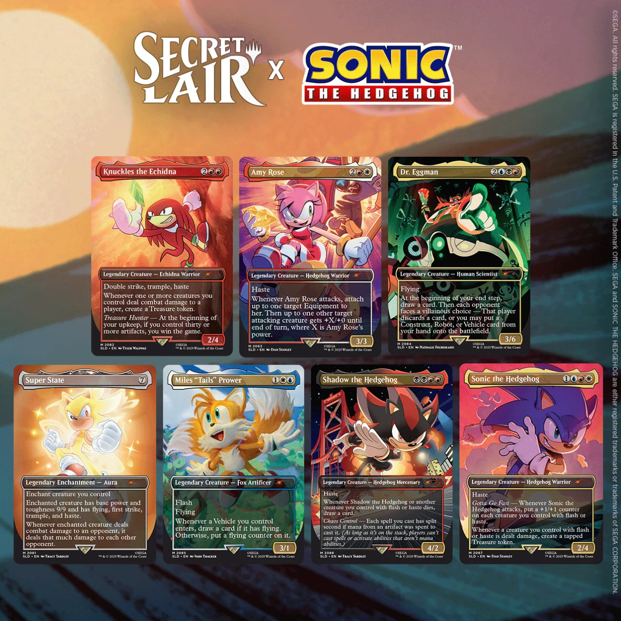 Secret Lair: Drop Series - Secret Lair x Sonic the Hedgehog Friends and Foes