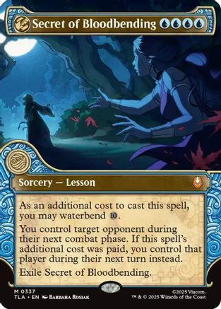 Secret of Bloodbending (Showcase)  [Avatar: The Last Airbender] Foil