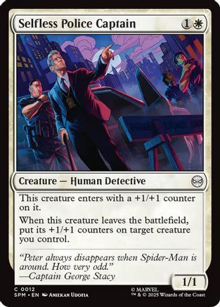 Selfless Police Captain  [Marvel's Spider-Man]