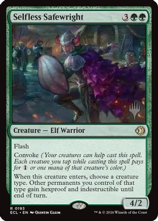 Selfless Safewright  [Promo Pack: Lorwyn Eclipsed] Foil