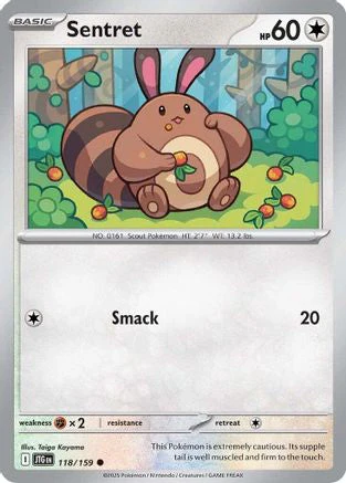 Sentret (118/159) [Scarlet & Violet: Journey Together] Reverse Holofoil