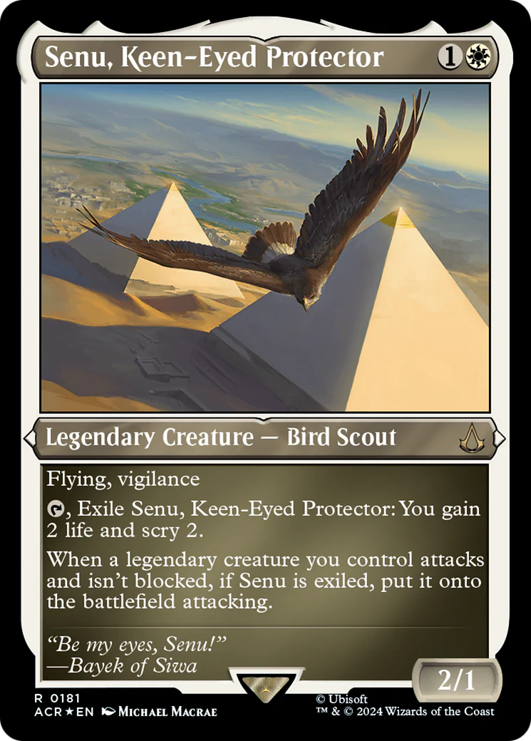 Senu, Keen-Eyed Protector  [Assassin's Creed] Etched Foil