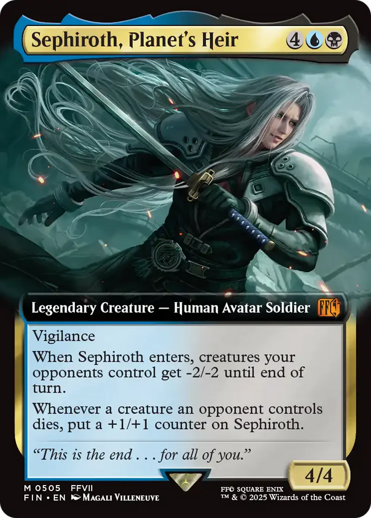 Sephiroth, Planet's Heir (Extended Art) [FINAL FANTASY] Foil