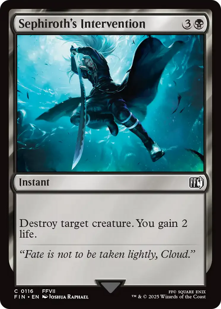 Sephiroth's Intervention [FINAL FANTASY] Foil