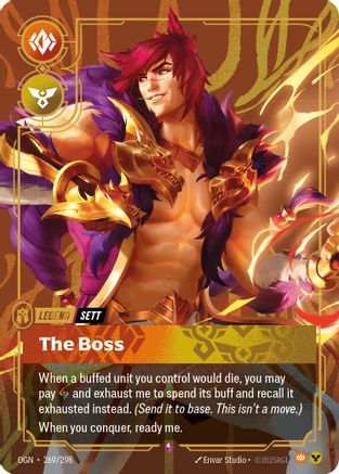 Sett - The Boss (269/298) - Riftbound - [Origins] Foil