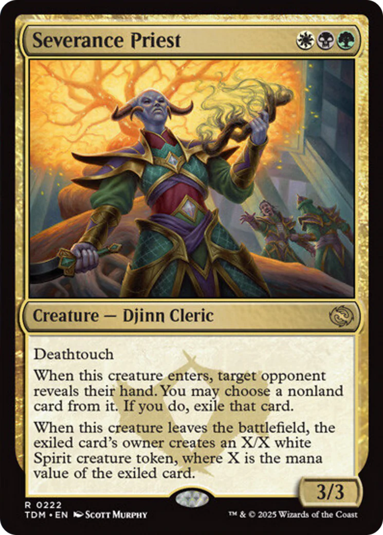 Severance Priest [Tarkir: Dragonstorm] Foil