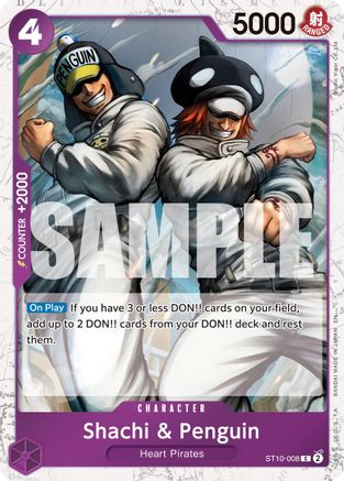 Shachi & Penguin (Pirate Foil) (ST10-008) - [Premium Booster -The Best- Vol. 2] Foil