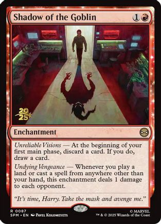 Shadow of the Goblin  [Prerelease Cards] Foil