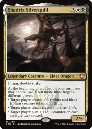 Shadrix Silverquill  [Commander: Secrets of Strixhaven]
