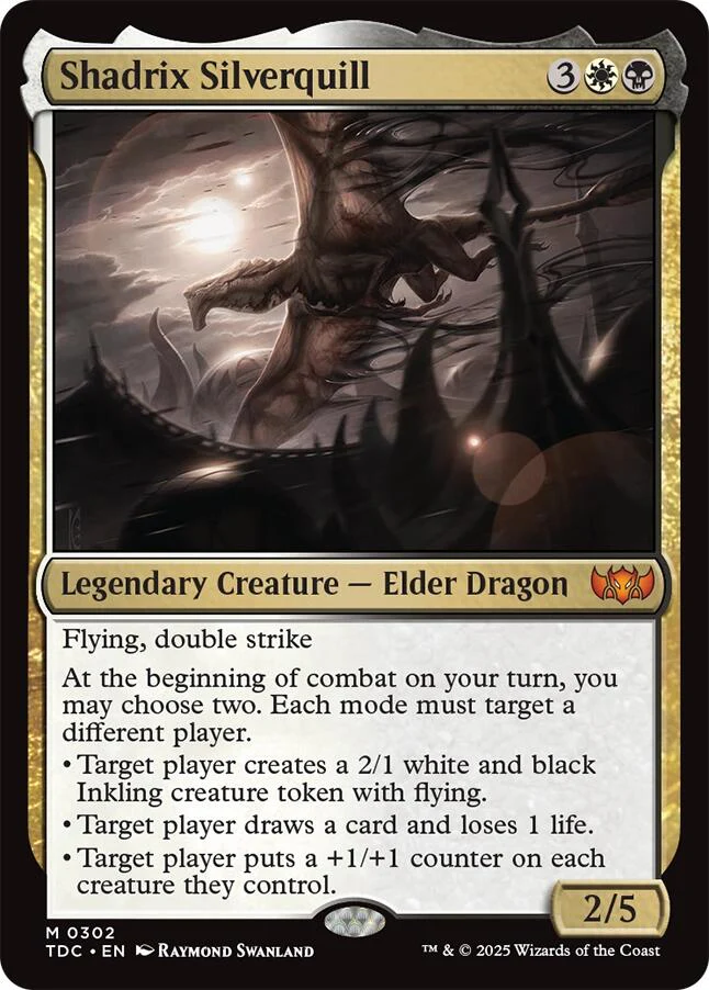 Shadrix Silverquill [Tarkir: Dragonstorm Commander]
