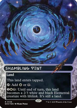Shambling Vent (0128) (Borderless) (Galaxy Foil)  [Edge of Eternities: Stellar Sights] Foil