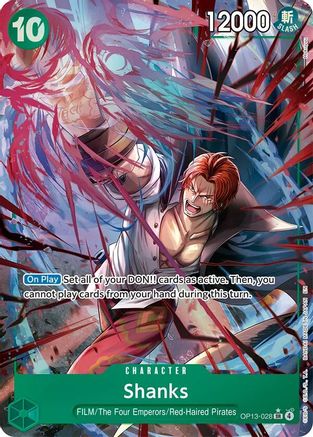 Shanks (028) (Alternate Art) (OP13-028) - [Carrying On His Will] Foil