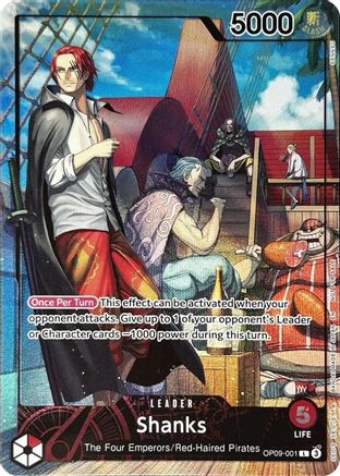 Shanks (2025 PSA Magazine Promo) (OP09-001) - [One Piece Promotion Cards] Foil