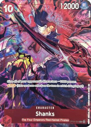 Shanks (004) (English Version 2nd Anniversary Set) (OP09-004) - [One Piece Promotion Cards] Foil