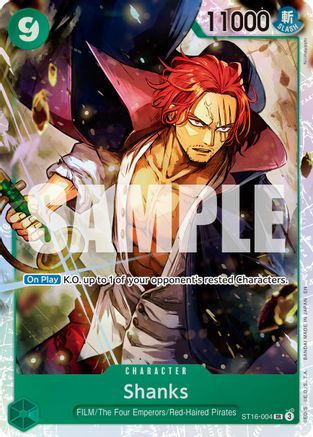 Shanks - ST16-004 (Reprint) (ST16-004) - [Premium Booster -The Best- Vol. 2] Foil