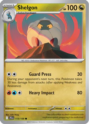 Shelgon (113/159) [Scarlet & Violet: Journey Together] Reverse Holofoil