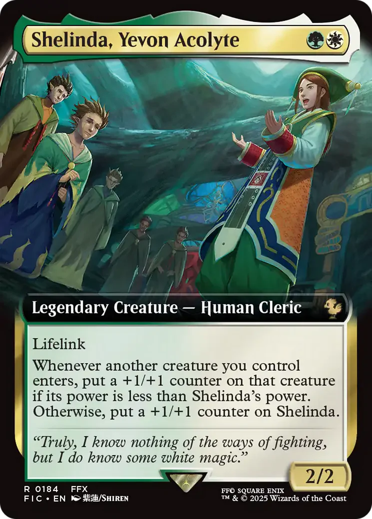 Shelinda, Yevon Acolyte (Extended Art) [FINAL FANTASY Commander] Foil