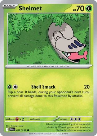 Shelmet (012/159) [Scarlet & Violet: Journey Together] Reverse Holofoil