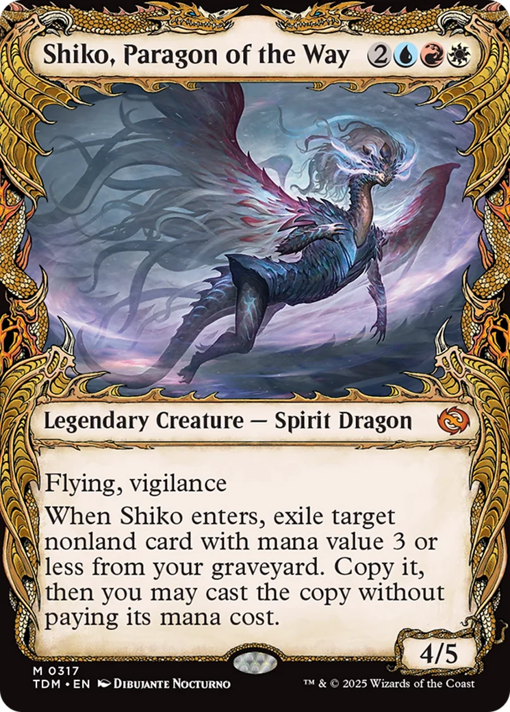 Shiko, Paragon of the Way (Showcase) [Tarkir: Dragonstorm] Foil
