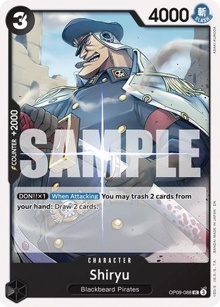 Shiryu (Reprint) (OP09-088) - [Starter Deck 27: BLACK Marshall.D.Teach]