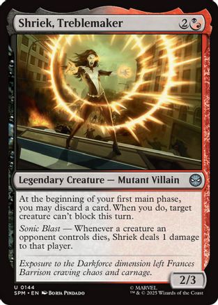Shriek, Treblemaker  [Marvel's Spider-Man] Foil