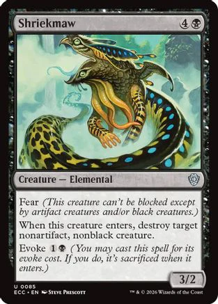 Shriekmaw  [Commander: Lorwyn Eclipsed]