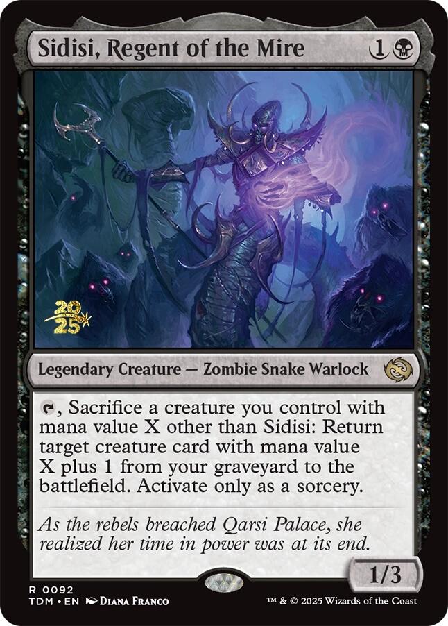Sidisi, Regent of the Mire [Tarkir: Dragonstorm Prerelease Promos] Foil