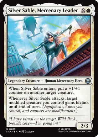 Silver Sable, Mercenary Leader  [Marvel's Spider-Man] Foil